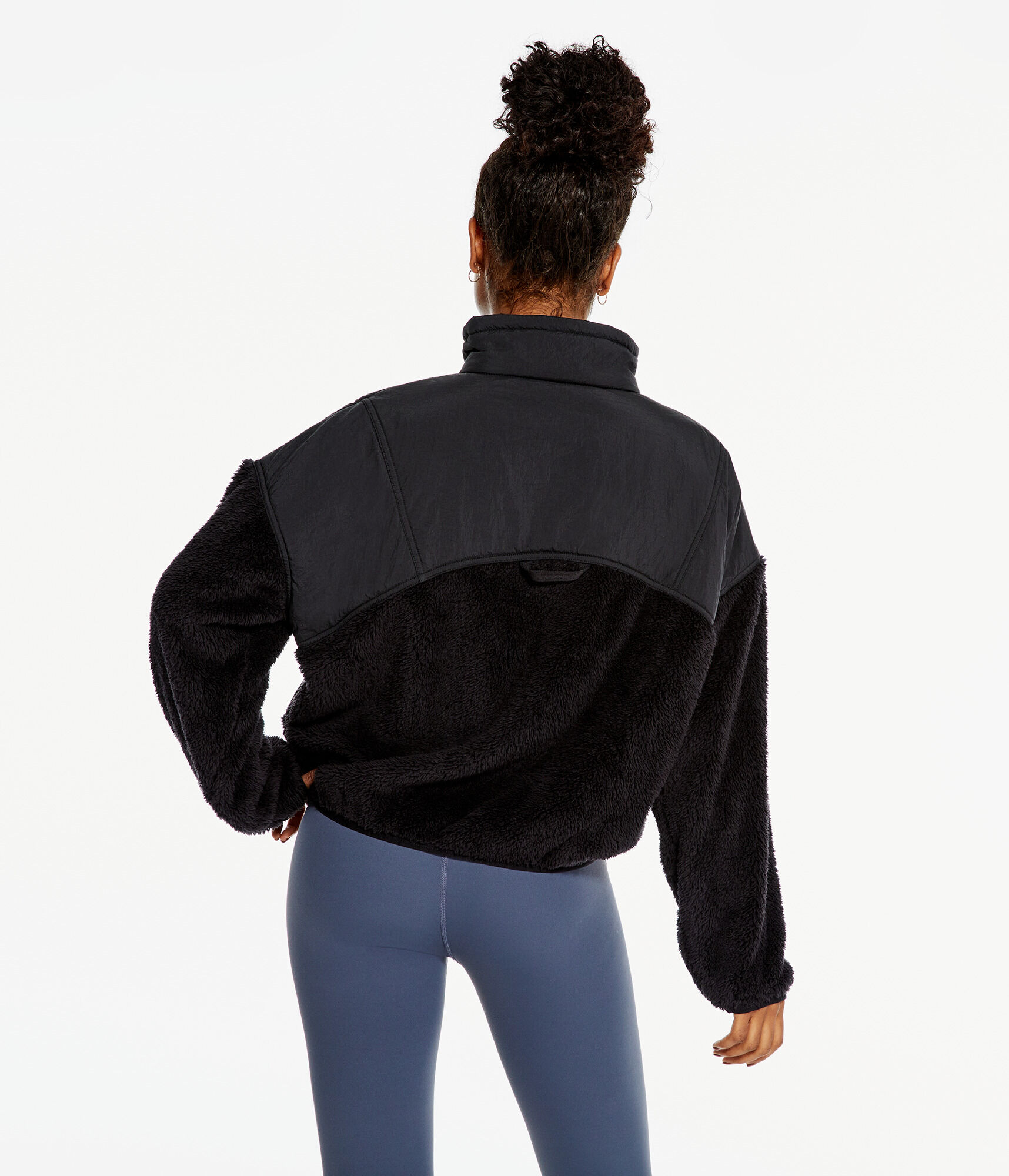 Sherpa Oversized Full-Zip Jacket