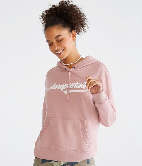 Aeropostale Script Pullover Hoodie Aeropostale Script Pullover Hoodie
