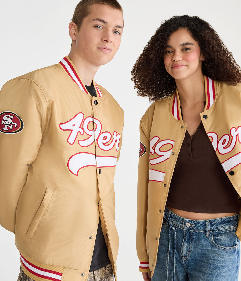 San Francisco 49ers Satin Bomber Jacket