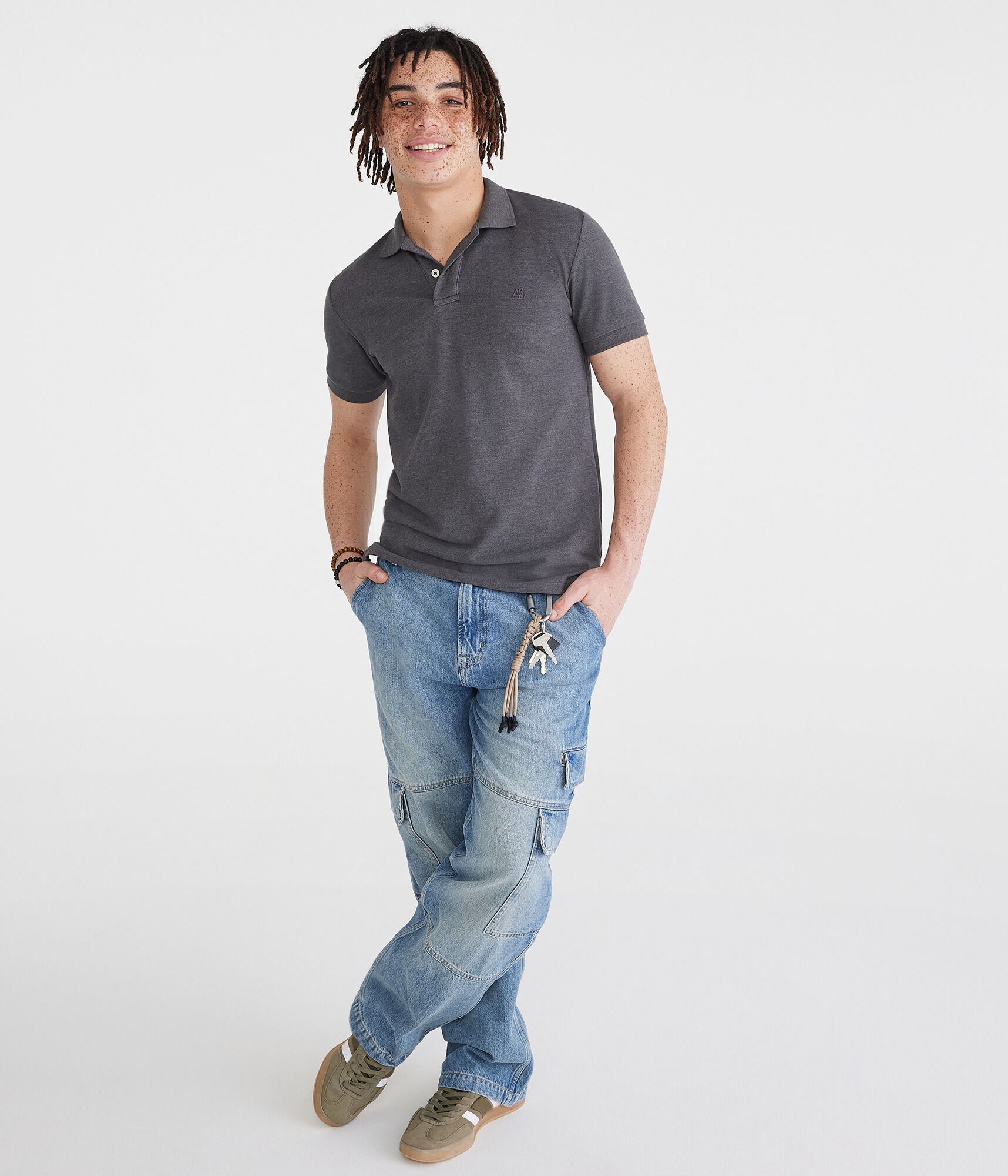 Tonal A87 Logo Piqu&eacute; Polo