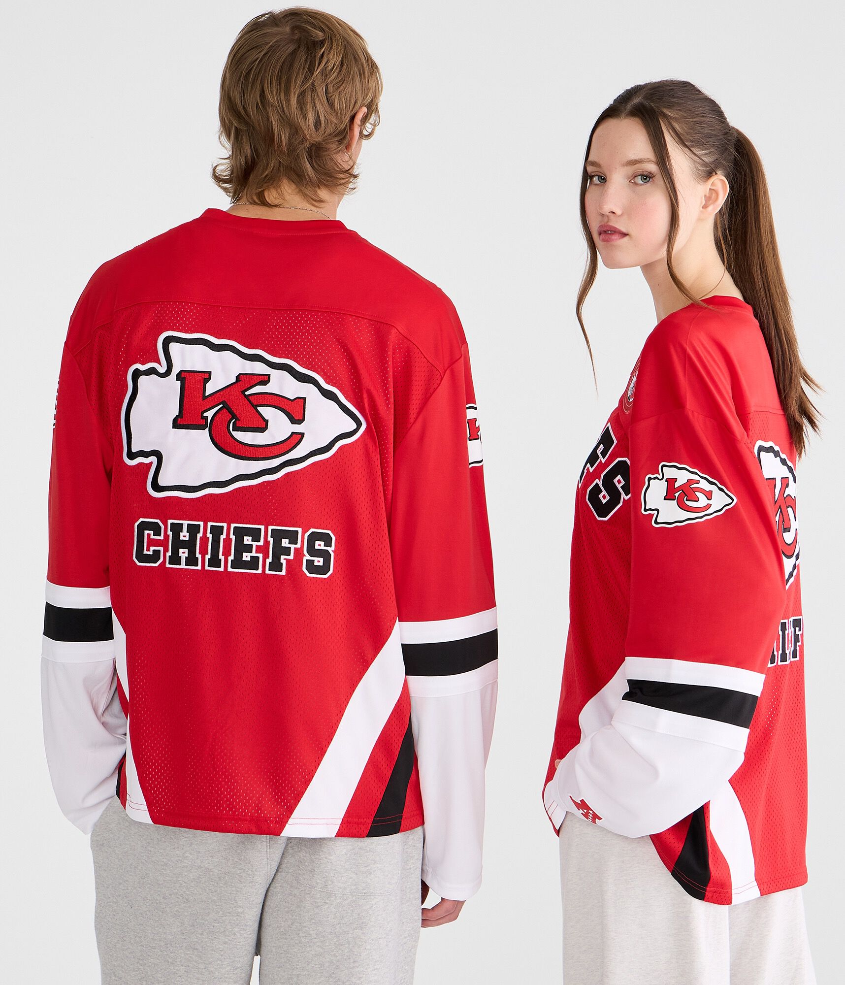 Long Sleeve Kansas City Chiefs Mesh Top