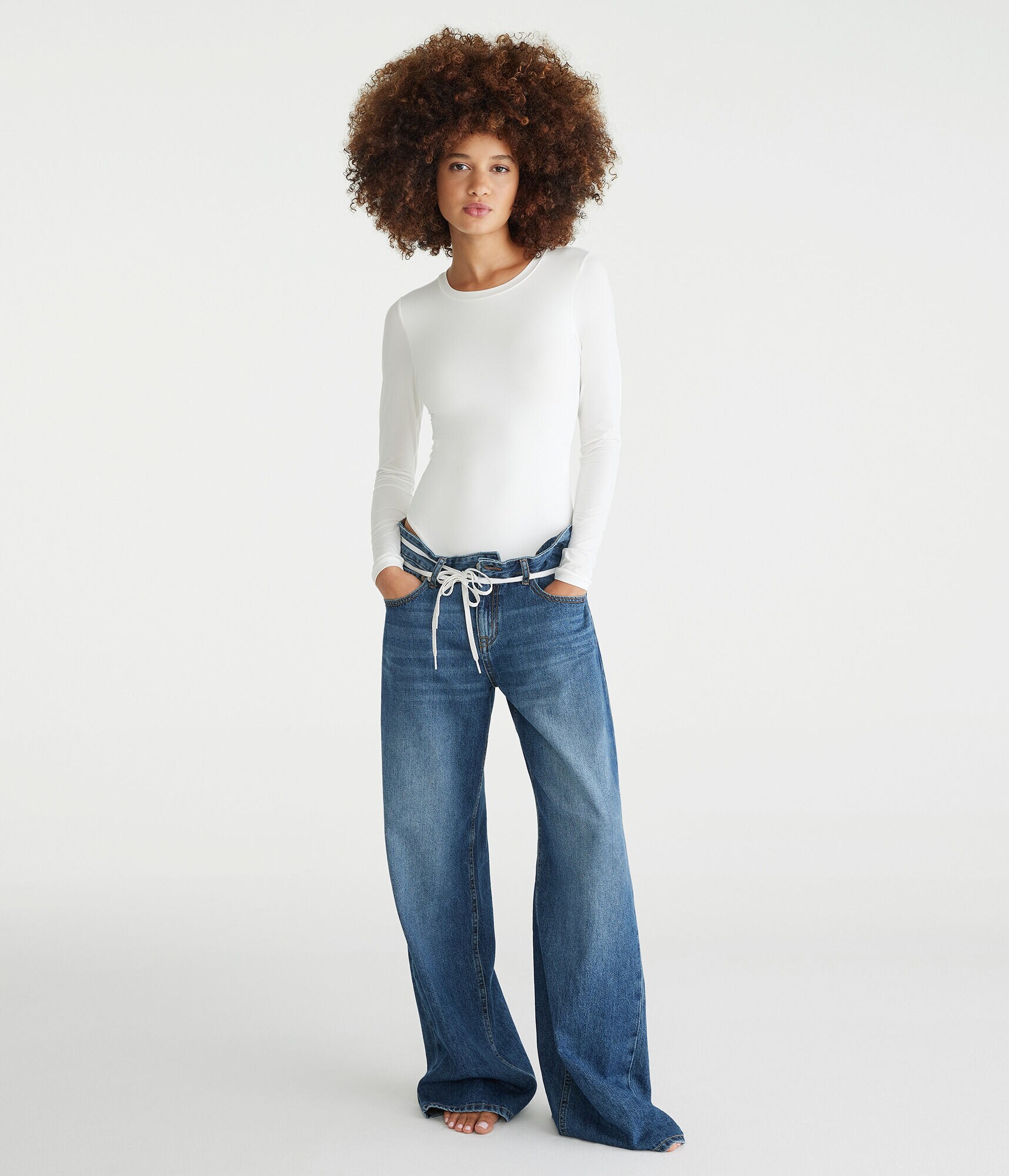 Long Sleeve Seriously Soft Smooth Crew Bodysuit