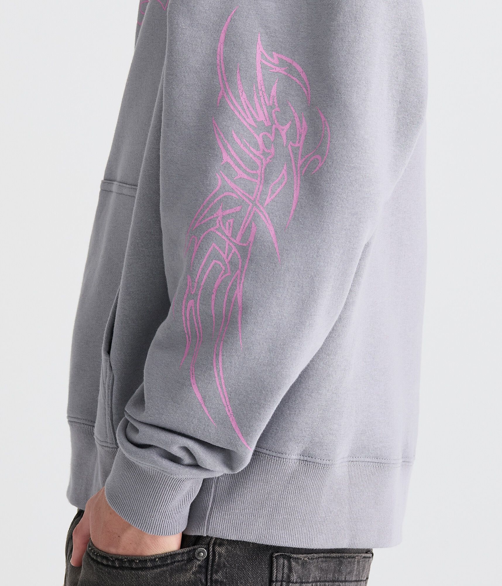Cloud Soft Tattoo Boxy Pullover Hoodie