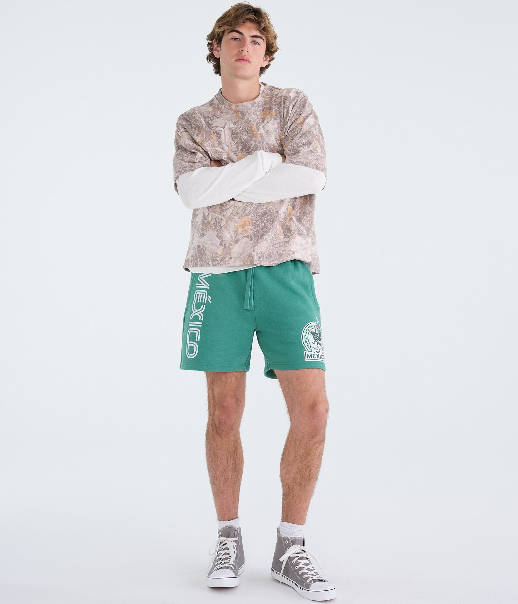 Mexico Football Fleece Shorts