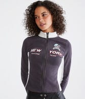 Long Sleeve Racing Full-Zip Fleece Top