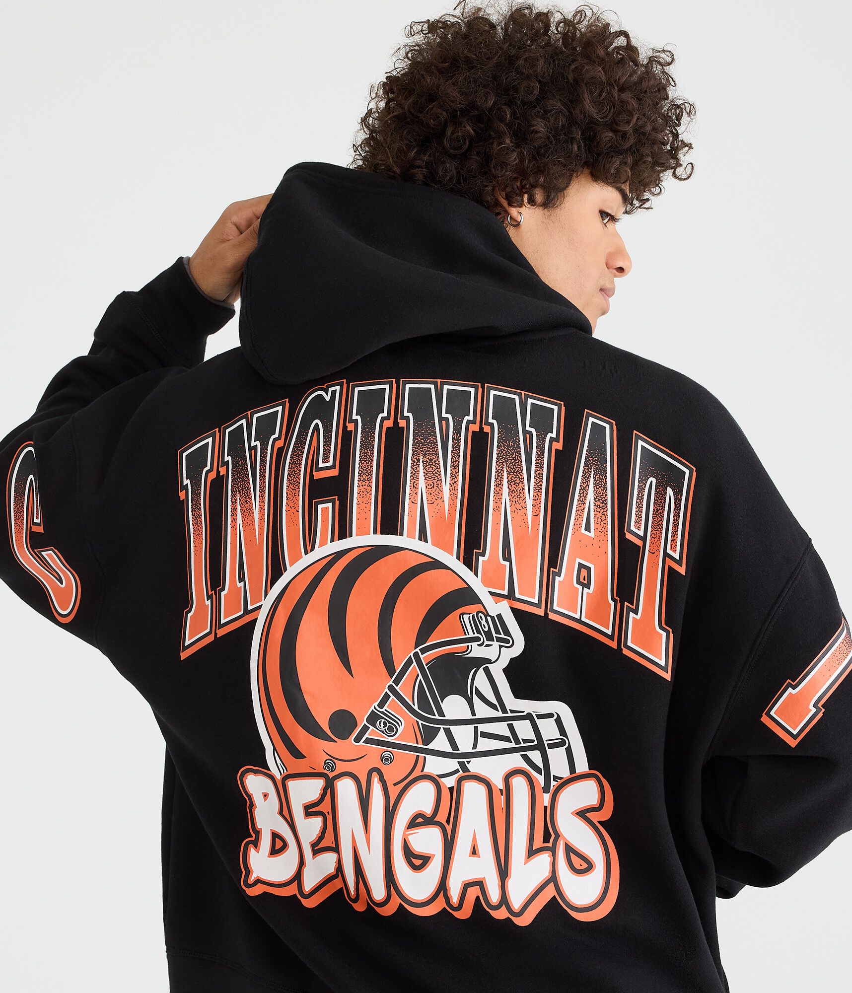 Cincinnati Bengals Helmet Pullover Hoodie