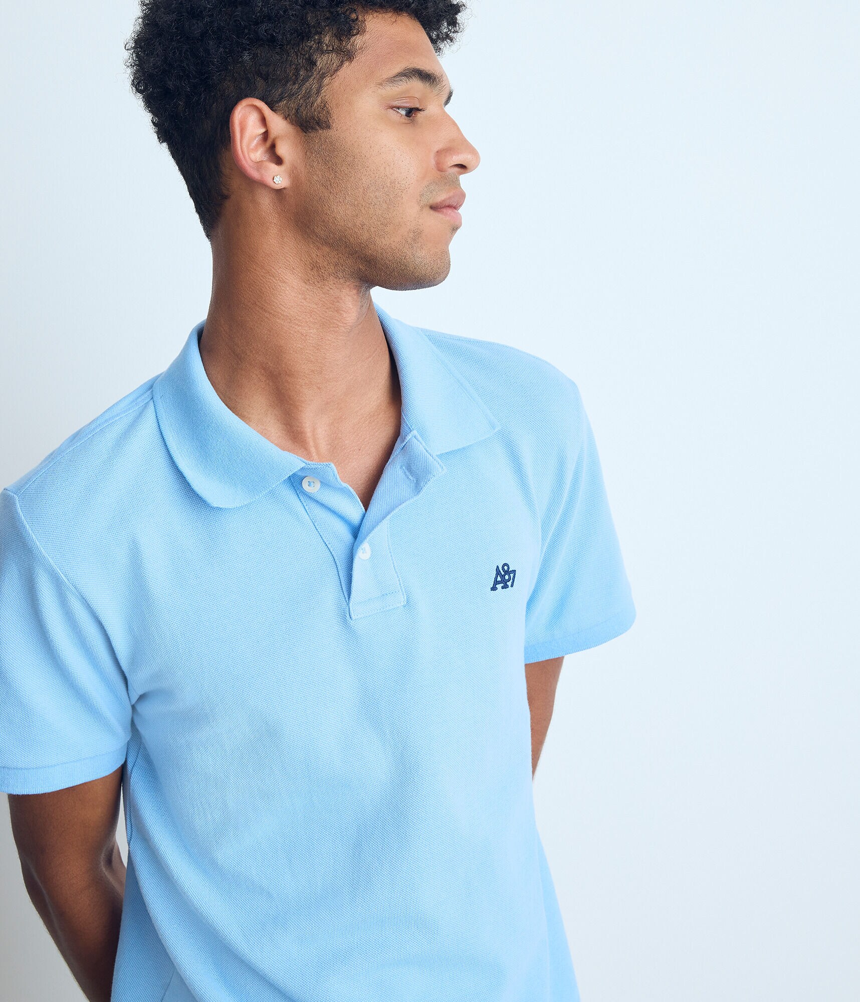 A87 Logo Piqu&eacute; Polo