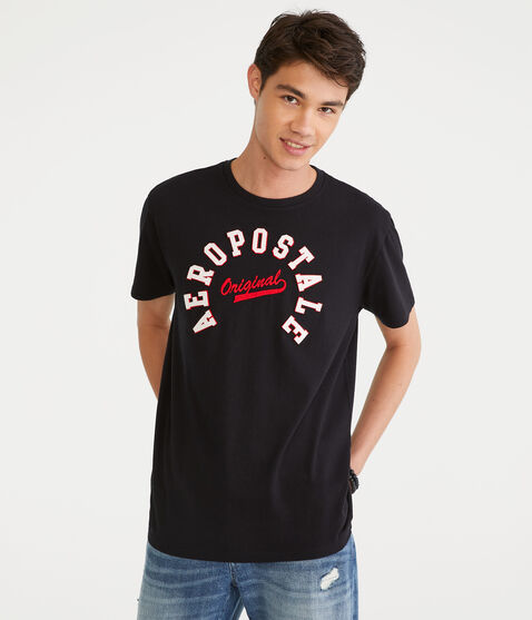 Aeropostale Circle Appliqué Graphic Tee Aeropostale Circle Appliqué Graphic Tee