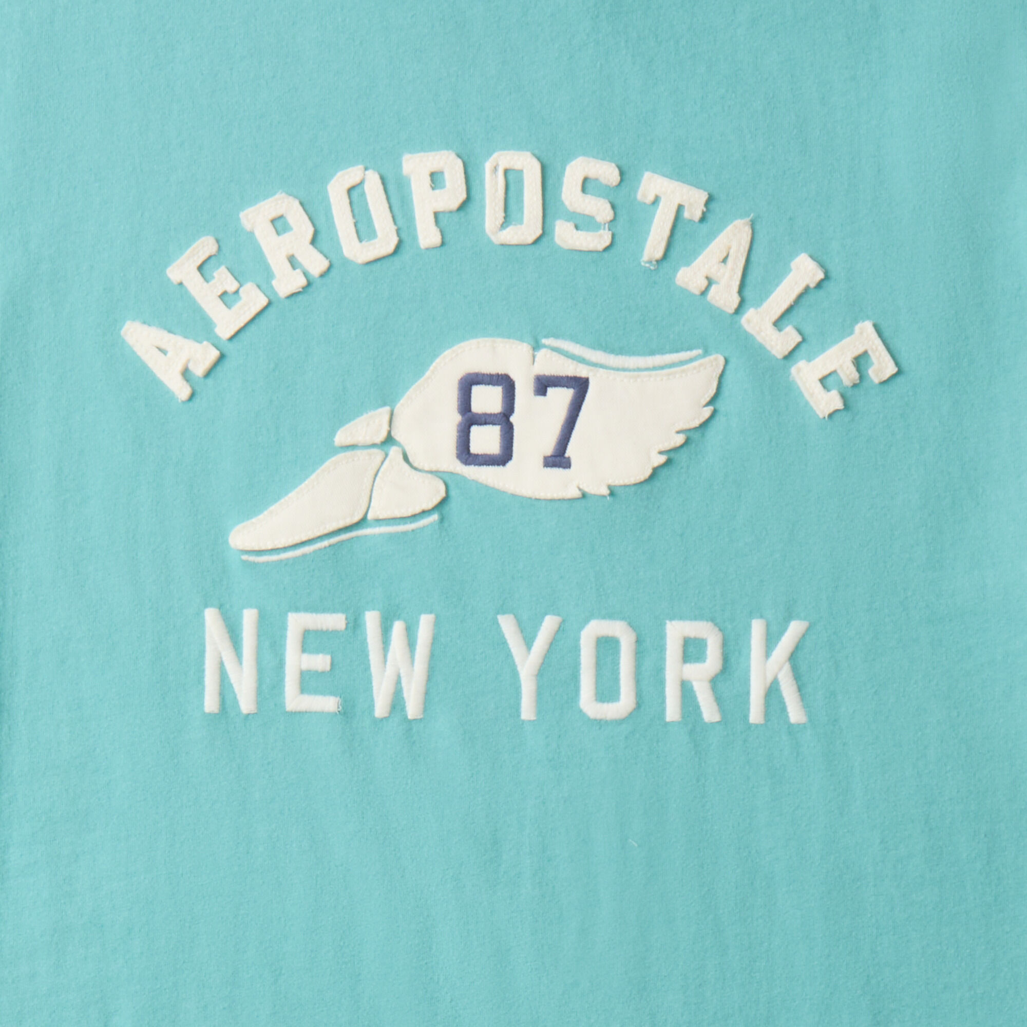 Aeropostale 87 Winged Foot Appliqu&eacute; Graphic Tee