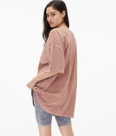 Washed Super-Oversized Boyfriend Crew Tee
