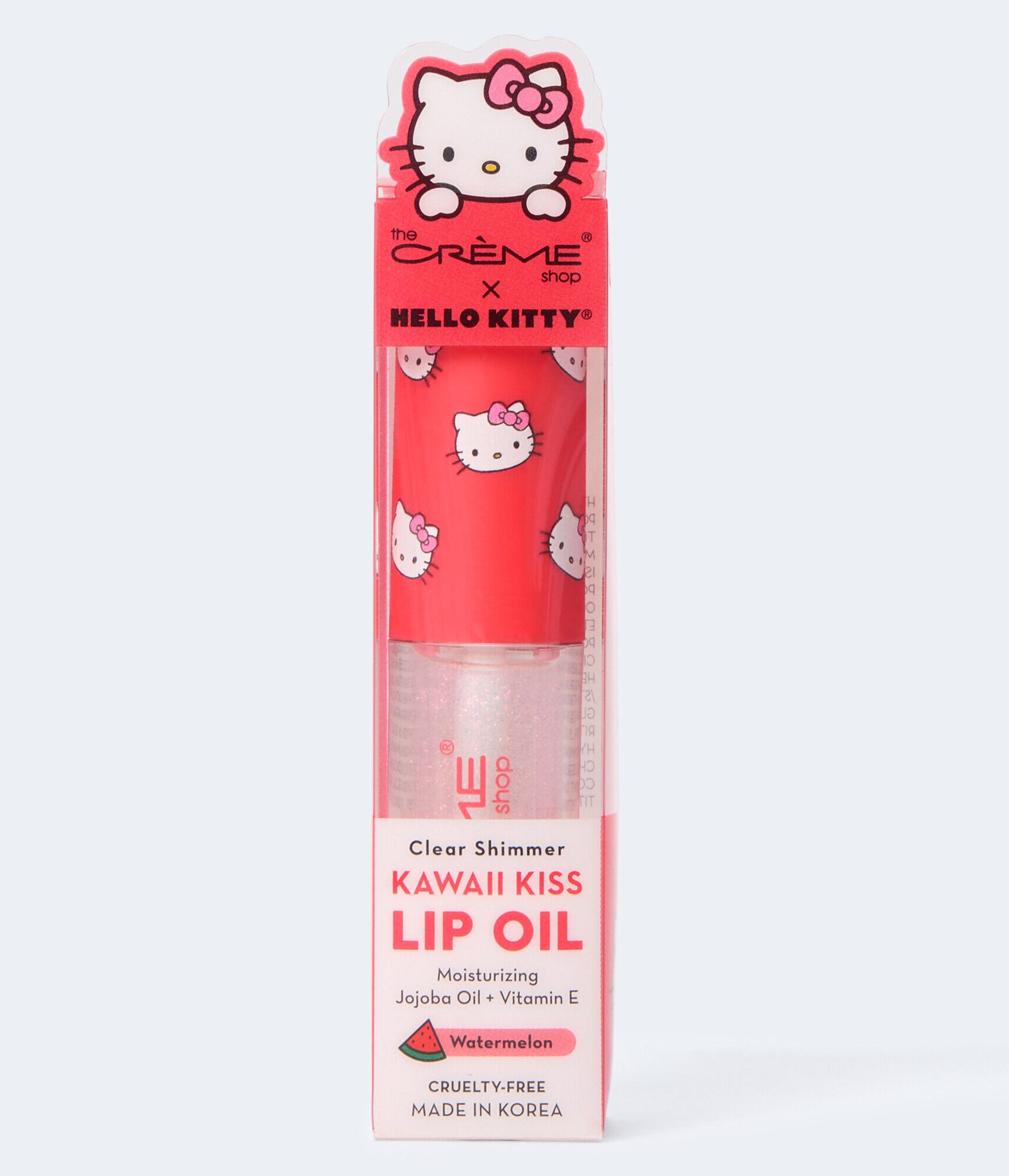 The Cr&egrave;me Shop x Hello Kitty Kawaii Kiss Shimmer Lip Oil - Watermelon
