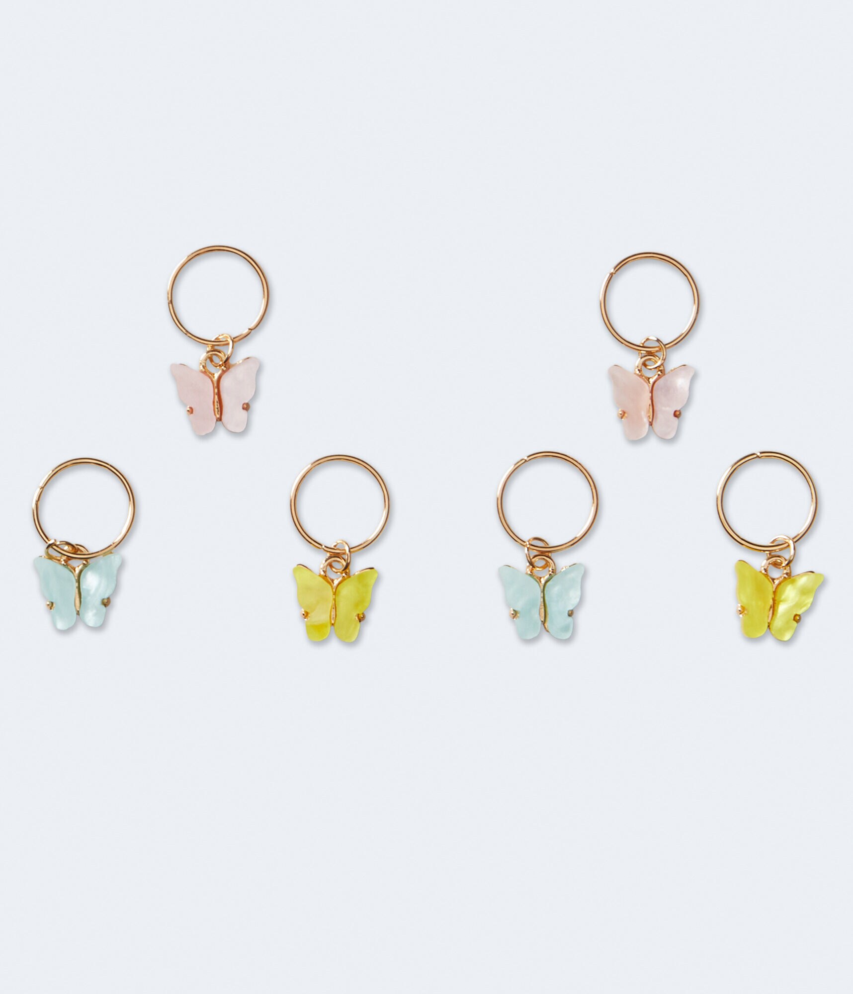 Butterfly Hair Charm 6-Pack