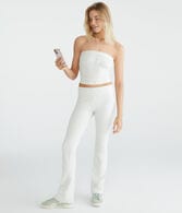 87 Mid-Rise Fold-Over Flare Leg Pants