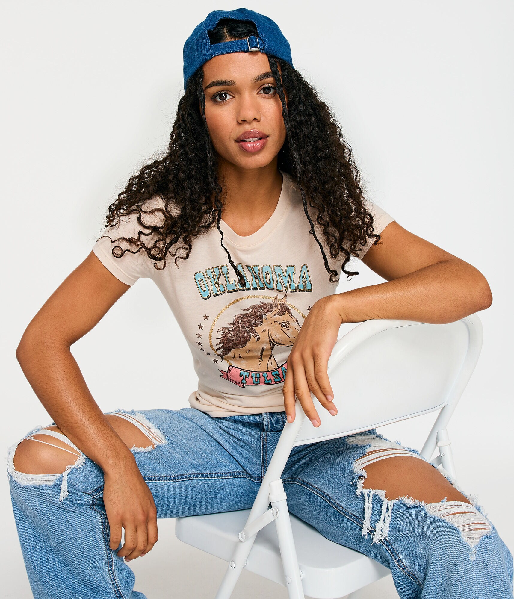 Tulsa Oklahoma Horse Graphic Tee