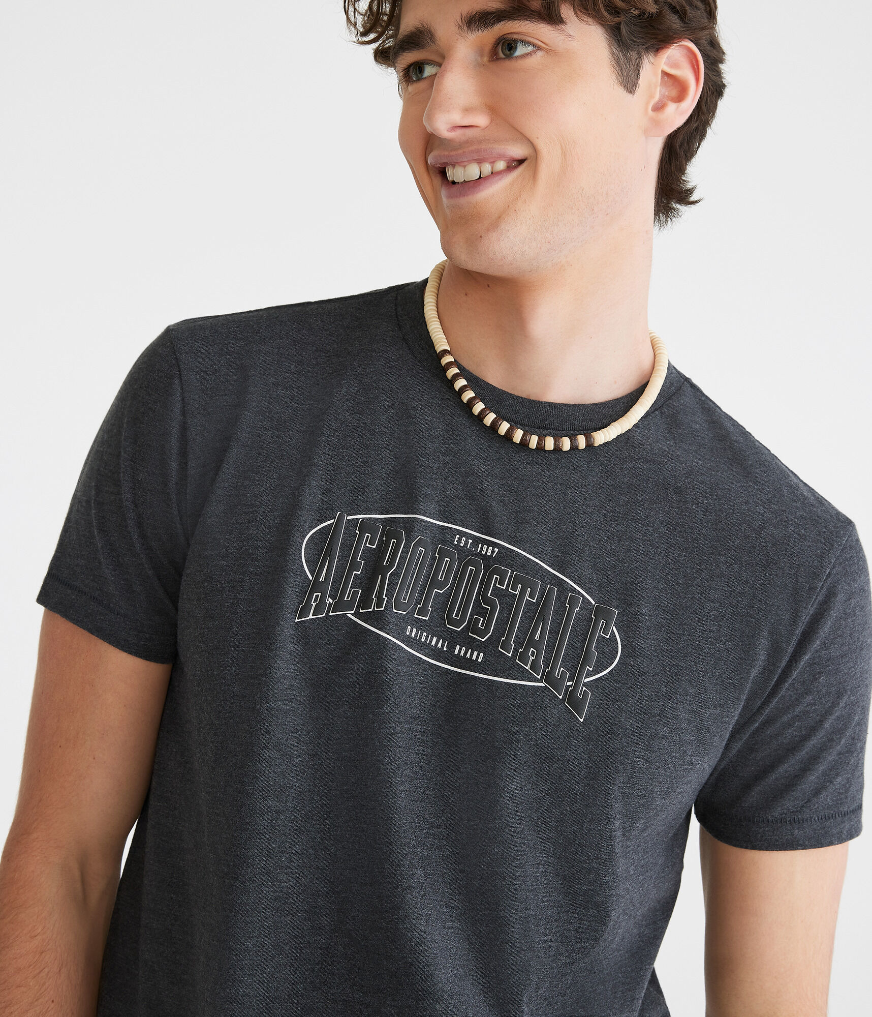 Aeropostale Oval Logo Graphic Tee