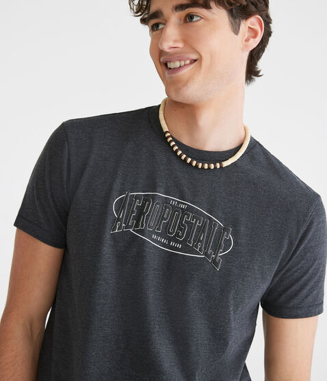 Aeropostale Oval Logo Graphic Tee