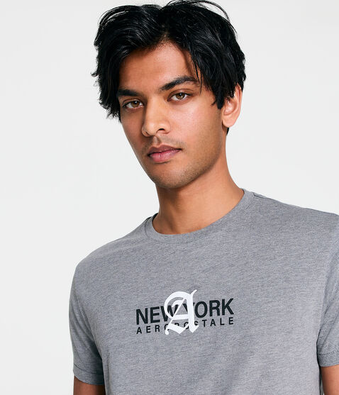 New York Letter A Graphic Tee New York Letter A Graphic Tee