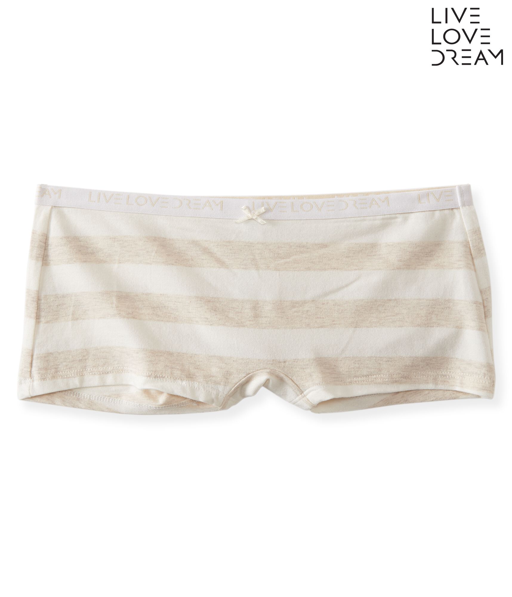 Neutral Striped Boyshort