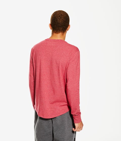 Long Sleeve Aero Box Logo Stretch Graphic Tee