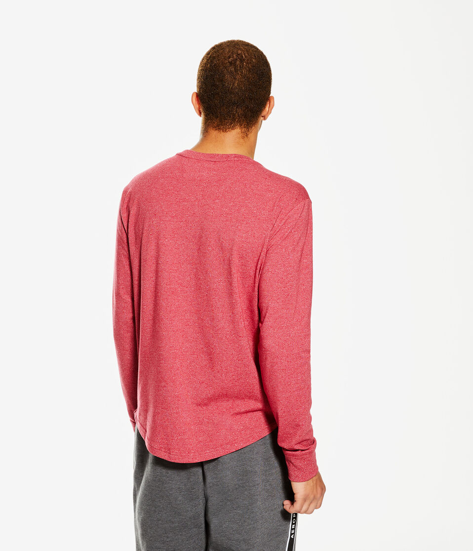 Long Sleeve Aero Box Logo Stretch Graphic Tee