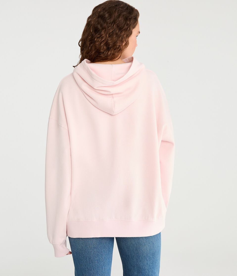 Cloud Soft Rhinestone Bow Pullover Hoodie