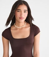 Buttery Soft Square-Neck Tee