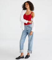 Lace-Trim Corset Cami