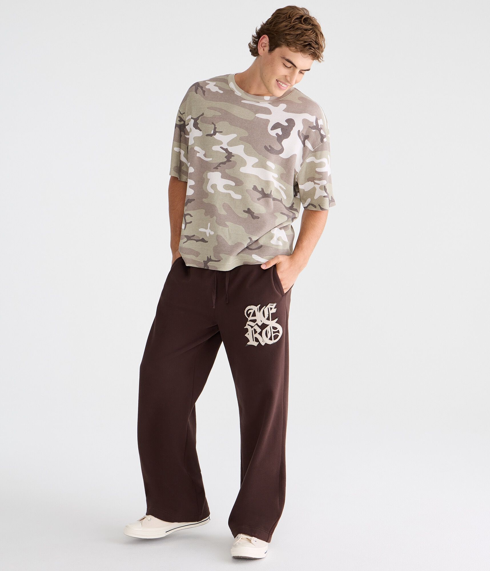 Cloud Soft Gothic Aero Graphic Bootcut Sweatpants