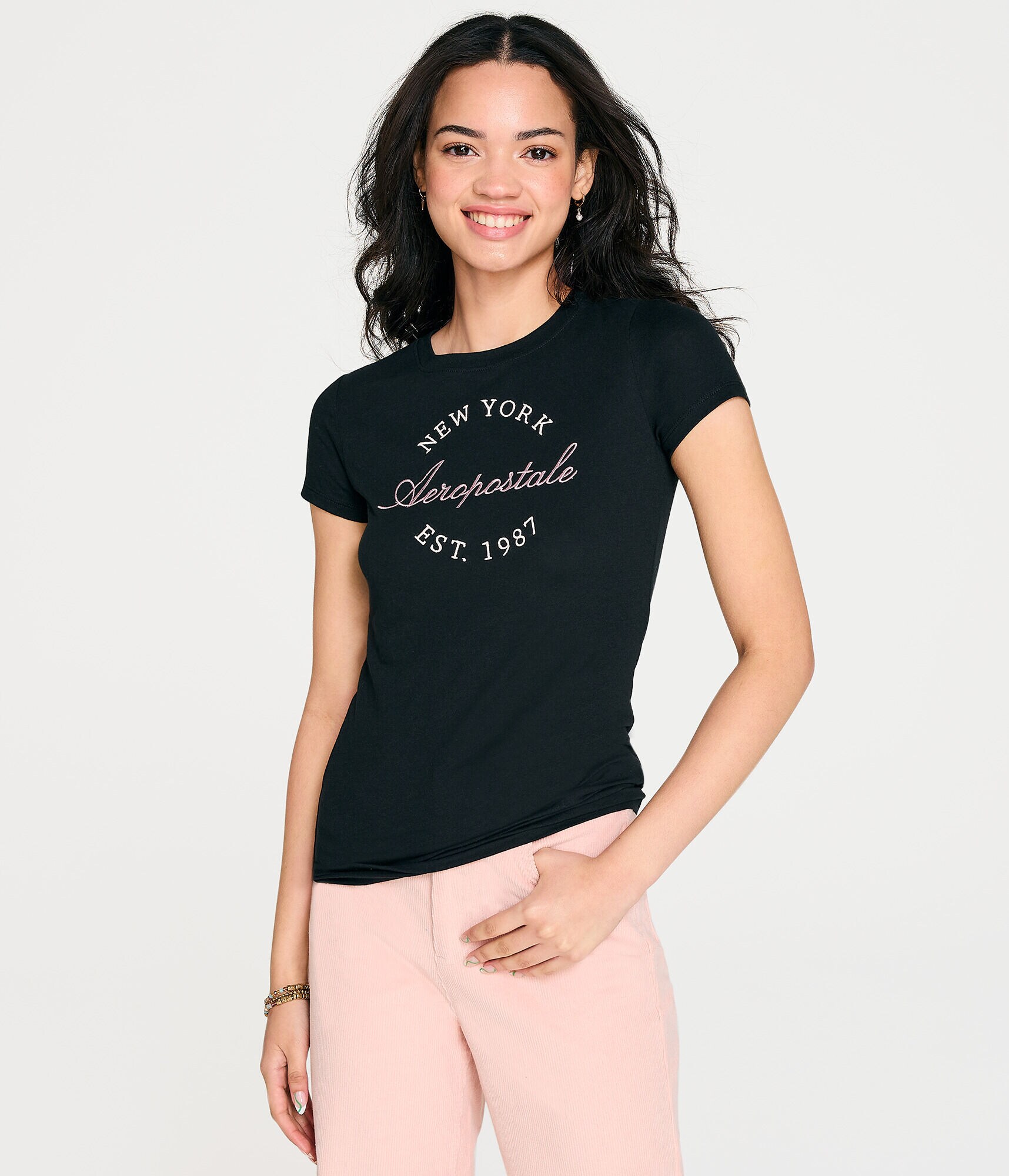 Aeropostale New York Circle Graphic Tee