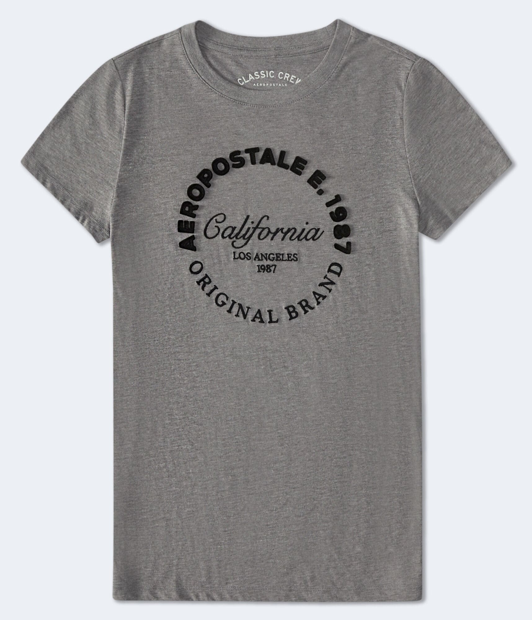 Aeropostale California Circle Appliqu&eacute; Graphic Tee