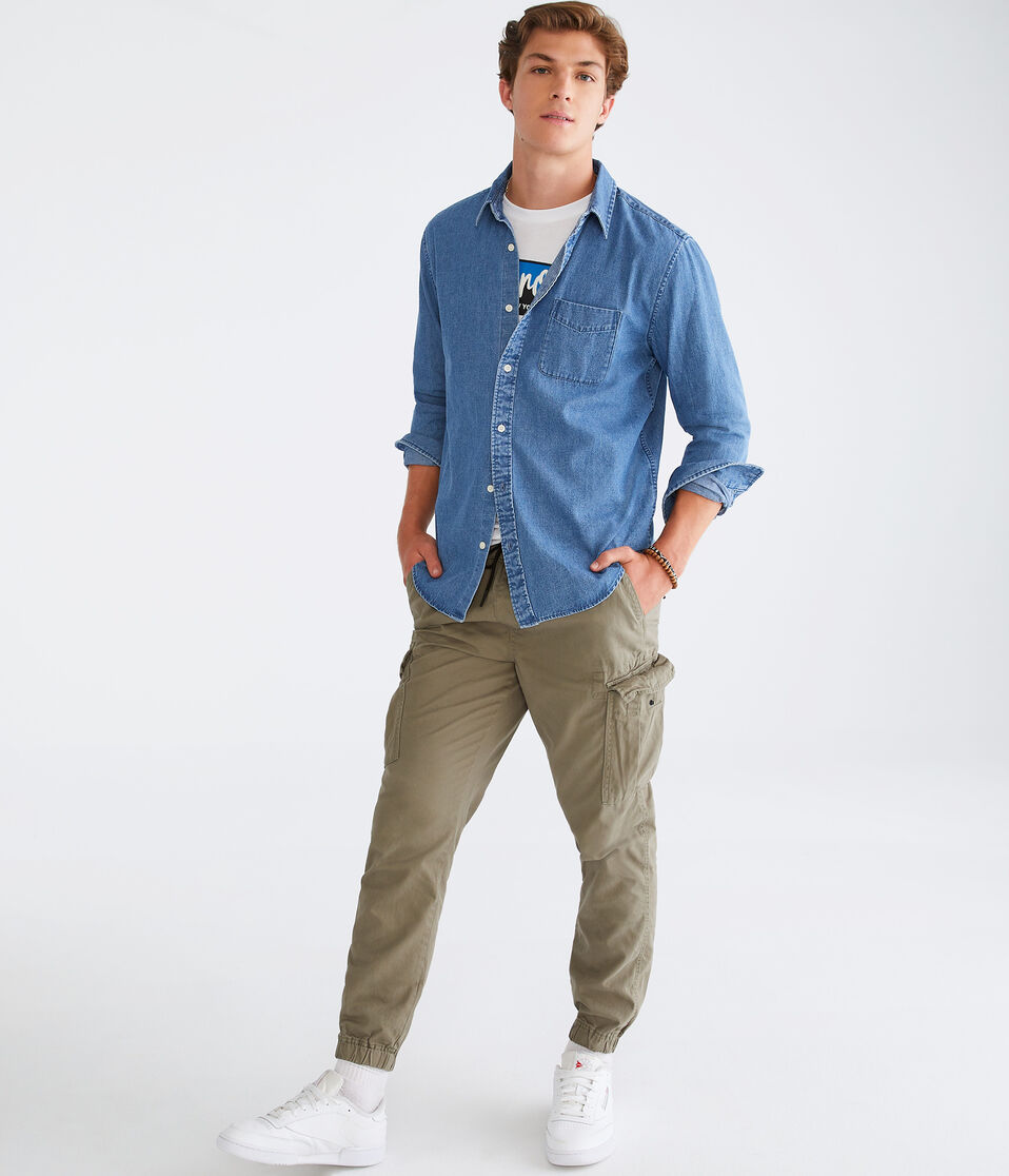 Long Sleeve Denim Shirt