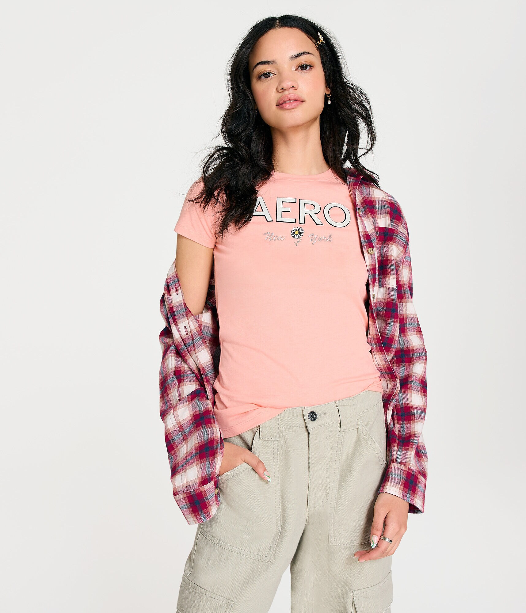 Aero New York Daisy Graphic Tee