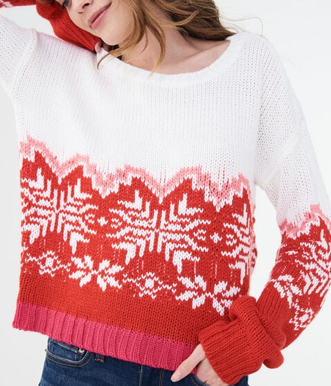 Snowflake Fair Isle Sweater Snowflake Fair Isle Sweater
