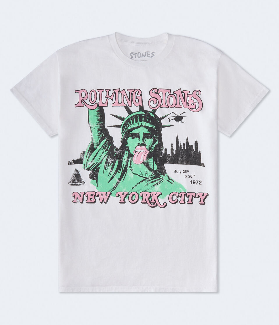 Rolling Stones Statue Of Liberty Oversized Graphic Tee