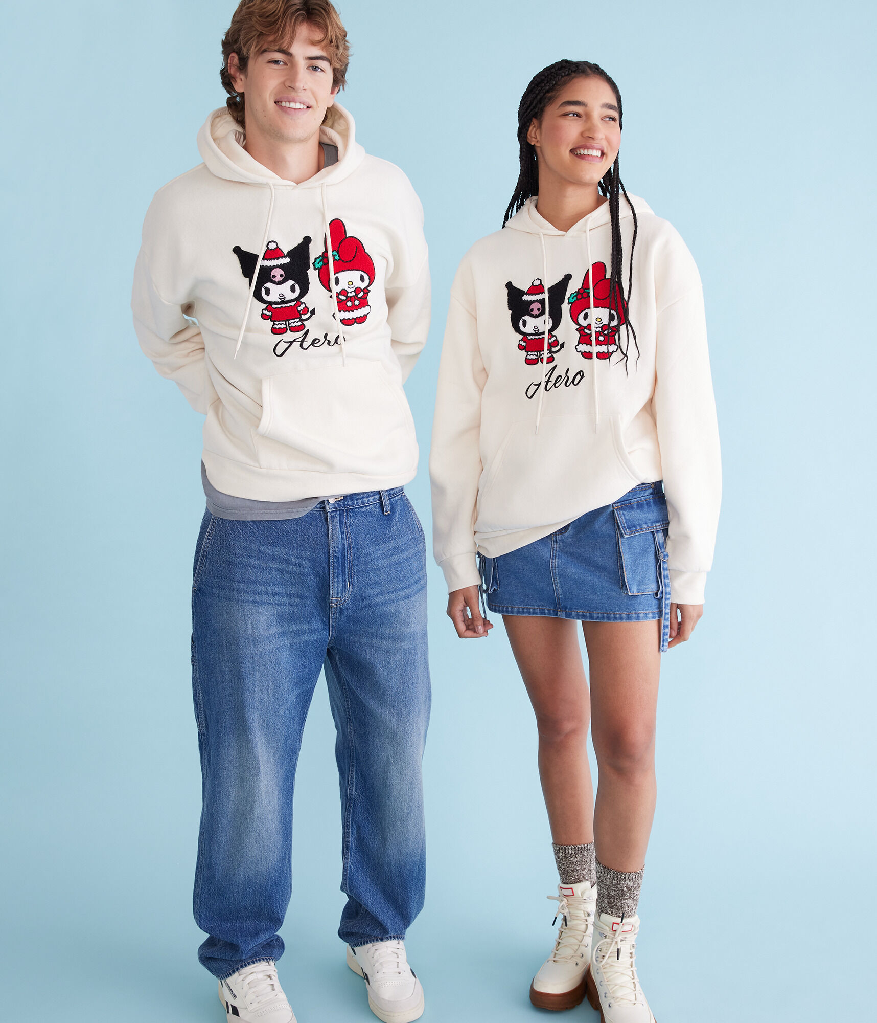 Hello Kitty Kuromi Pullover Hoodie