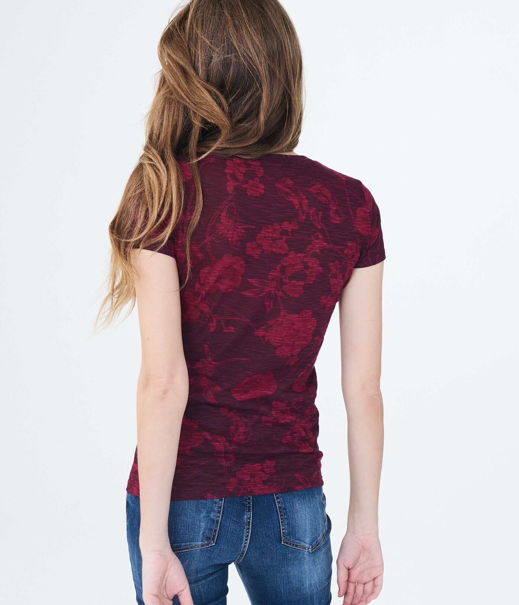 Aeropostale NY Floral Graphic Tee