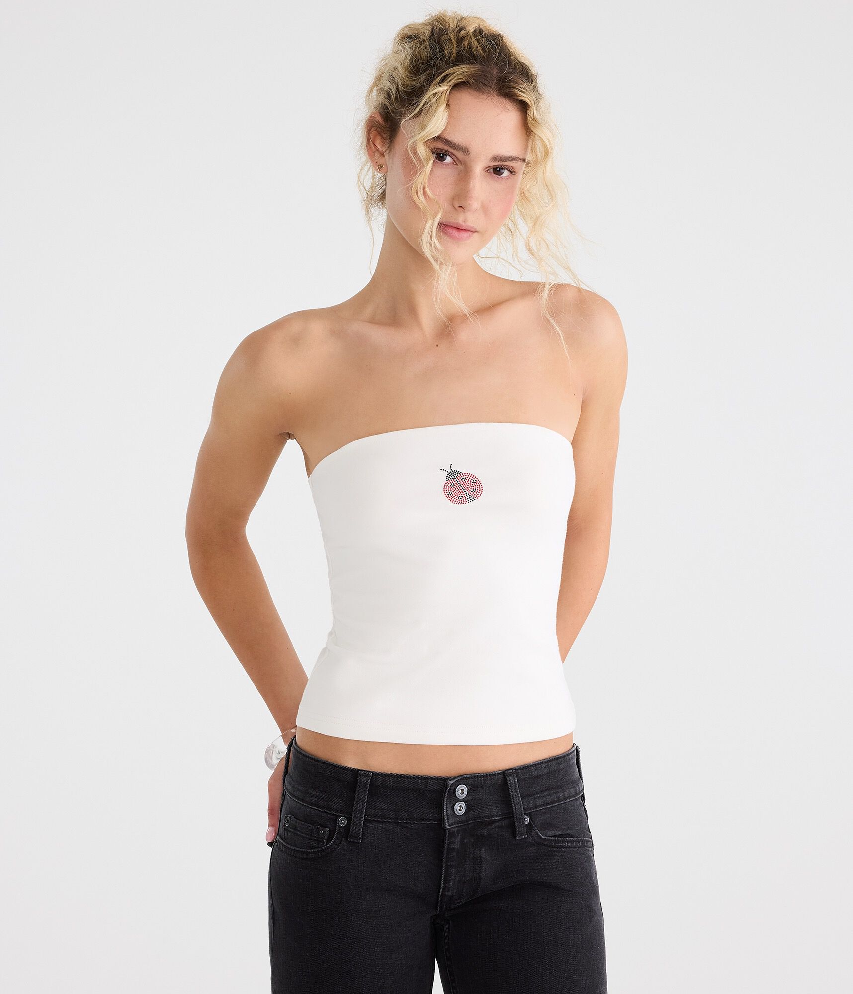 Seriously Soft Ladybug Tube Top