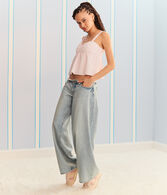 Demetra for Aero Super Low-Rise Ultra Wide Leg Jean