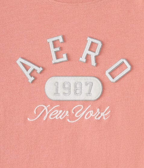 Aero New York Appliqué Graphic Tee