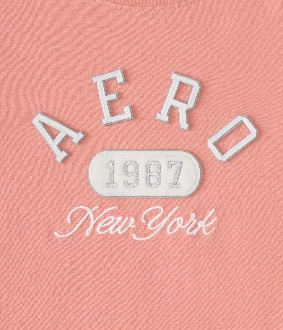 Aero New York Appliqué Graphic Tee