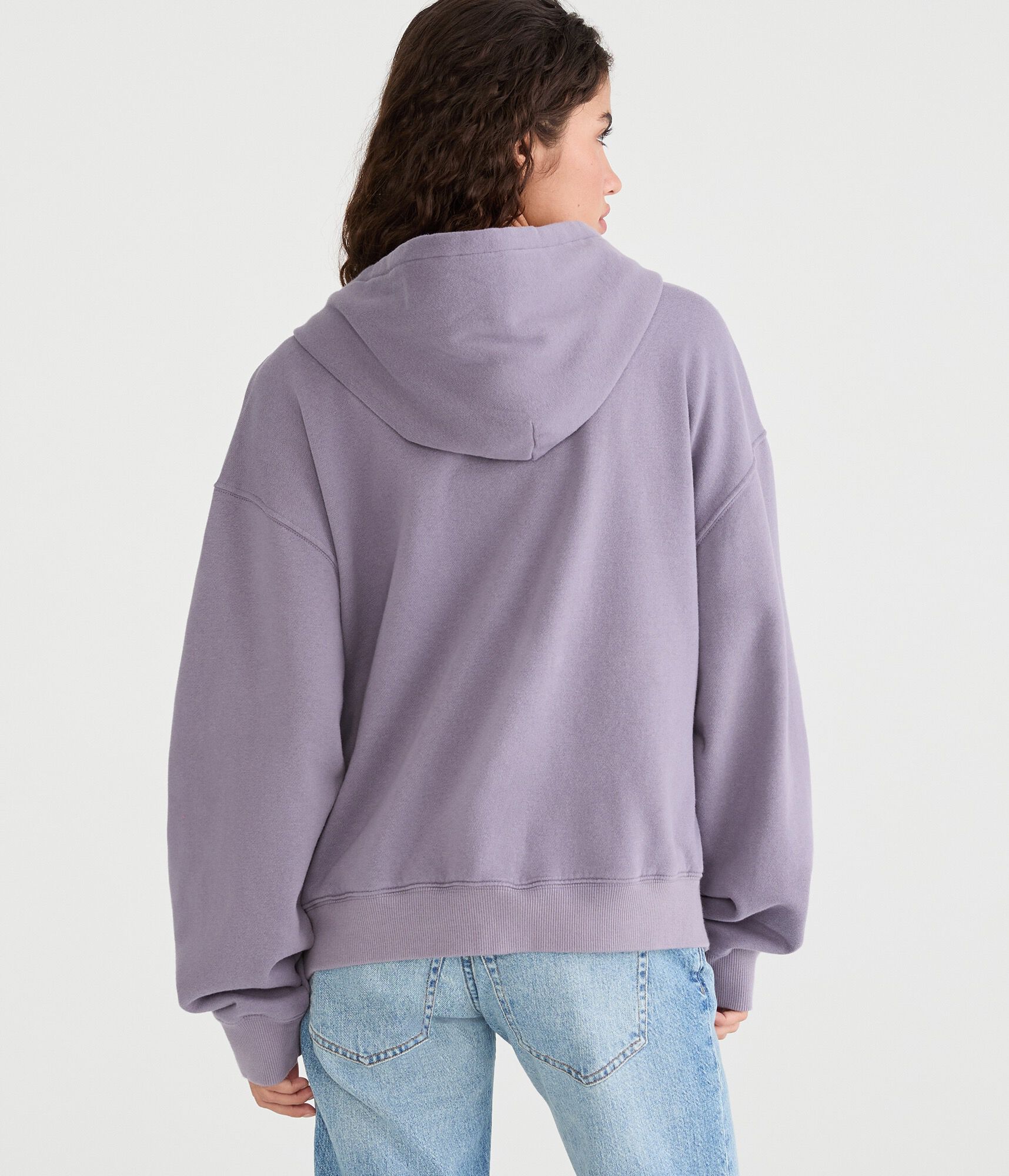 Cloud Soft Oversized Full-Zip Hoodie