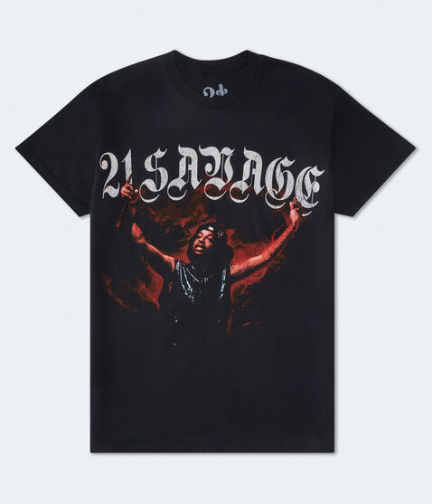 21 Savage Relaxed Graphic Tee 21 Savage Relaxed Graphic Tee