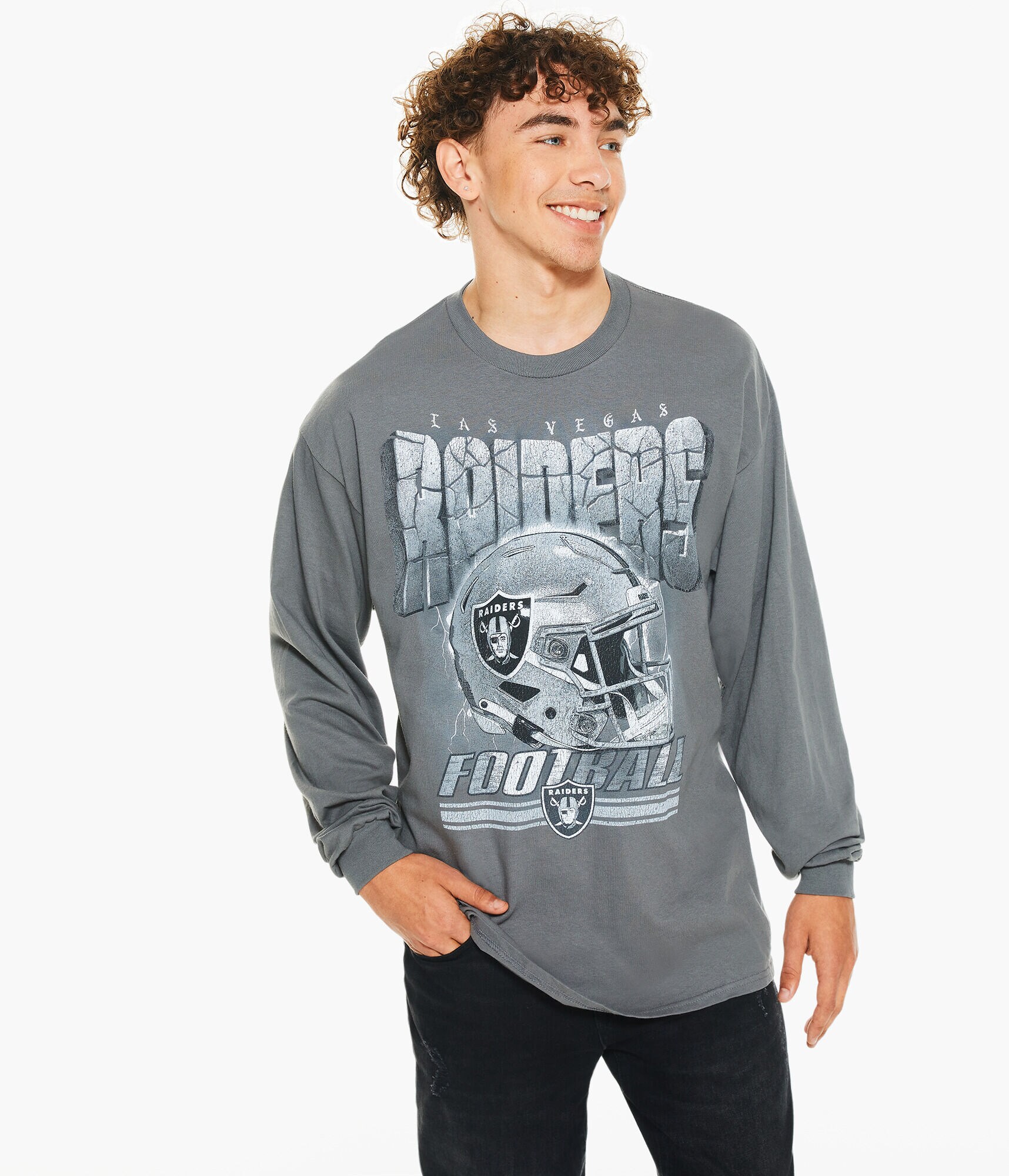 Long Sleeve Las Vegas Raiders Graphic Tee