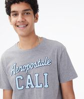 Aeropostale Cali Logo Appliqué Graphic Tee