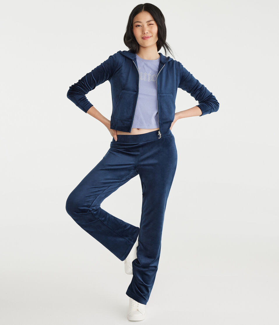 Juicy Couture Bling Velour Track Pants