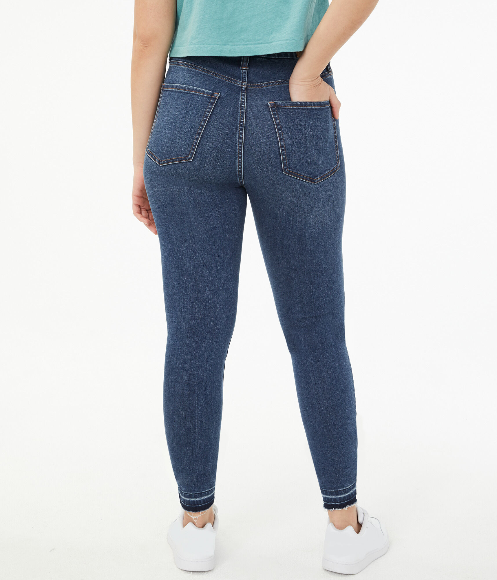 Premium Seriously Stretchy Super High-Rise Slim &amp; Thick Curvy Ankle Jegging