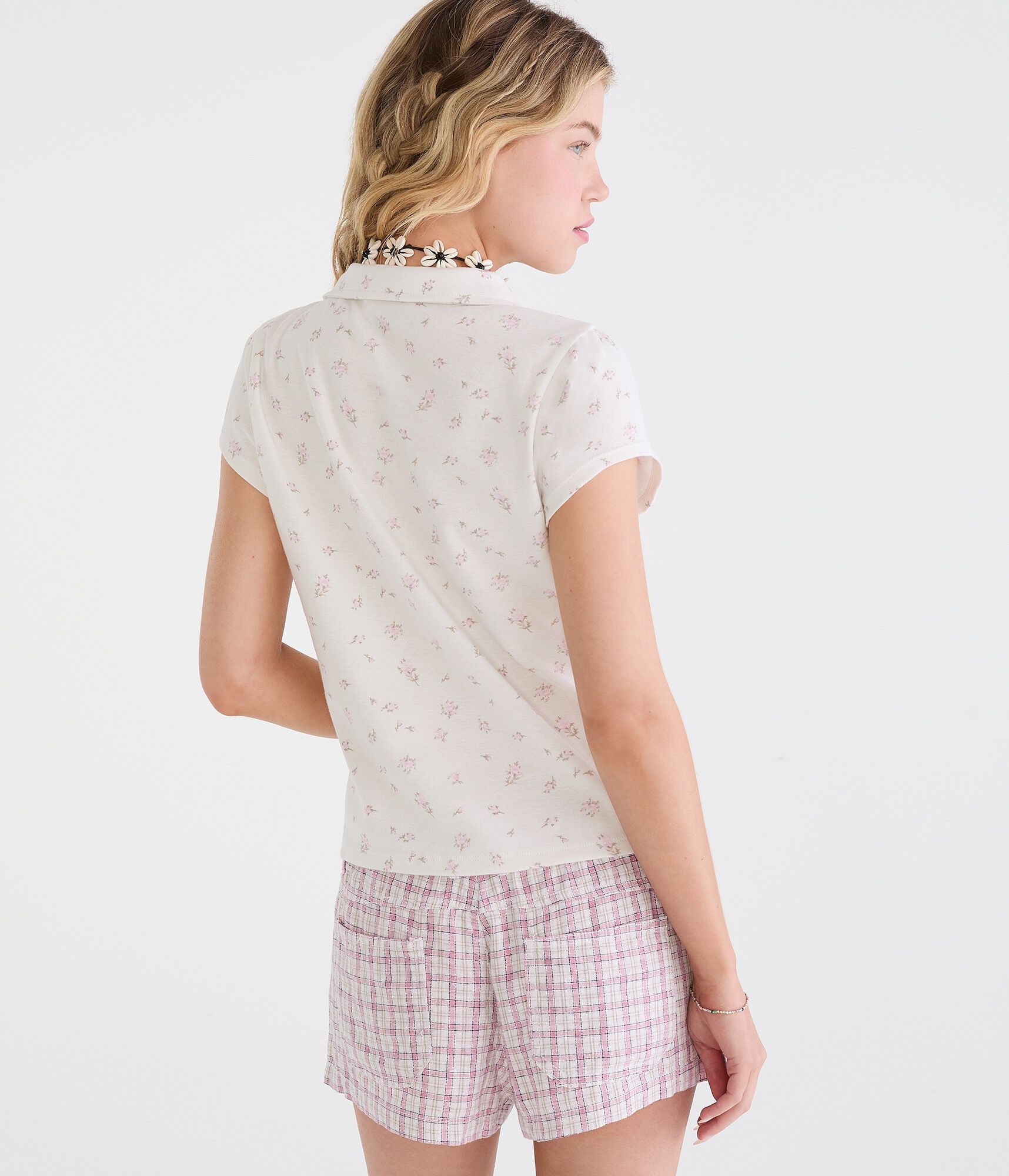 Seriously Soft Floral Jersey Polo