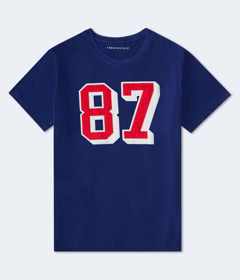 Oversized 87 Appliqué Graphic Tee Oversized 87 Appliqué Graphic Tee
