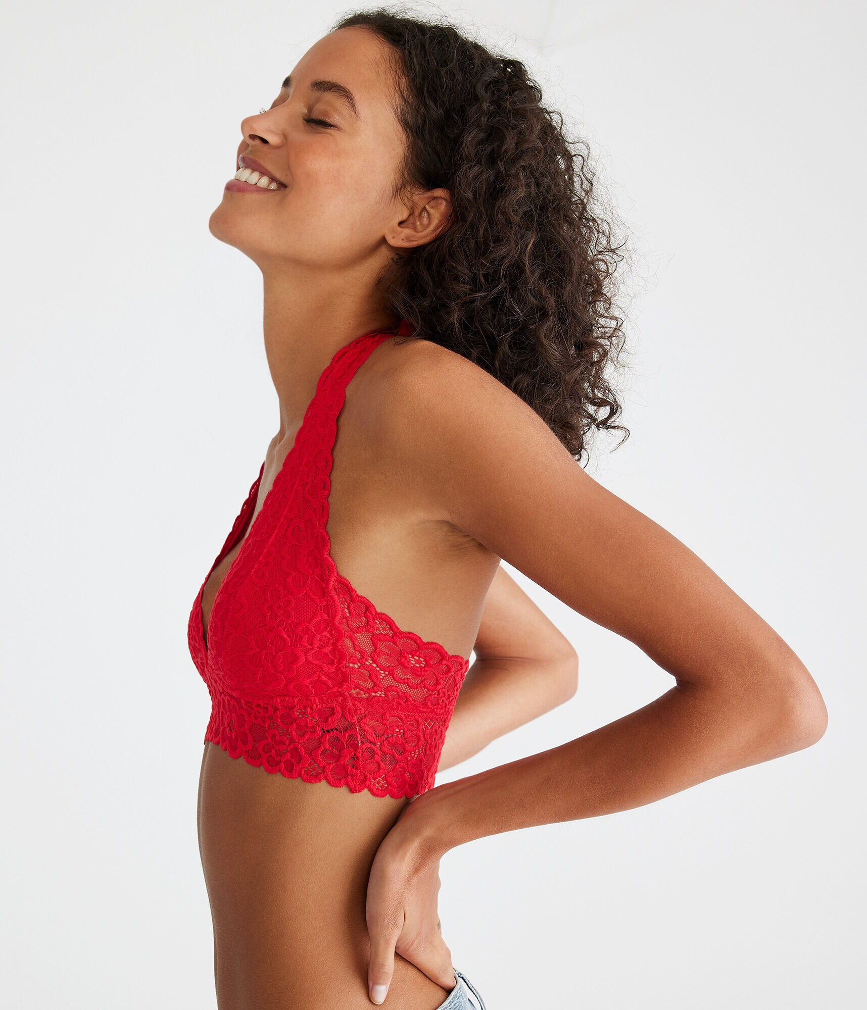 Lace Halter Bralette