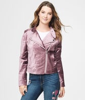 Velvet Moto Jacket